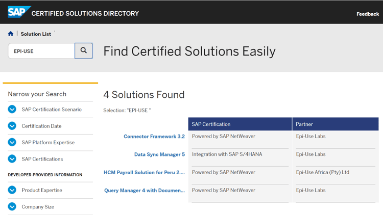 What is the difference between an SAP Certified Partner and an SAP Certified Solution?