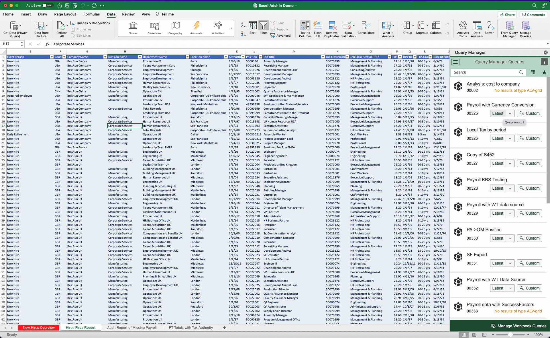 20220309 Query Manager Microsoft Excel Add-on_pivot tables_charts_graphs