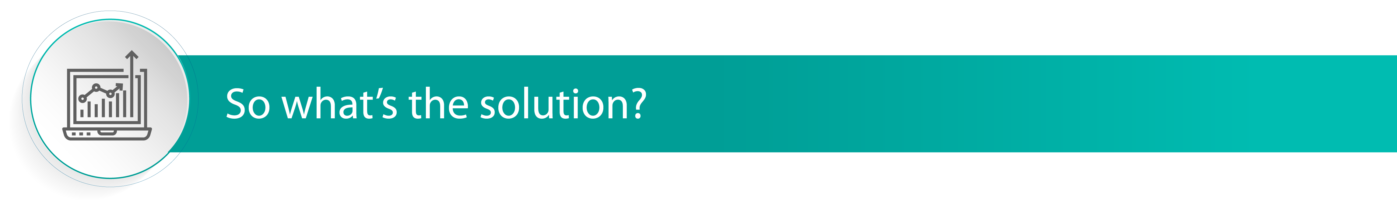 So what’s the solution?