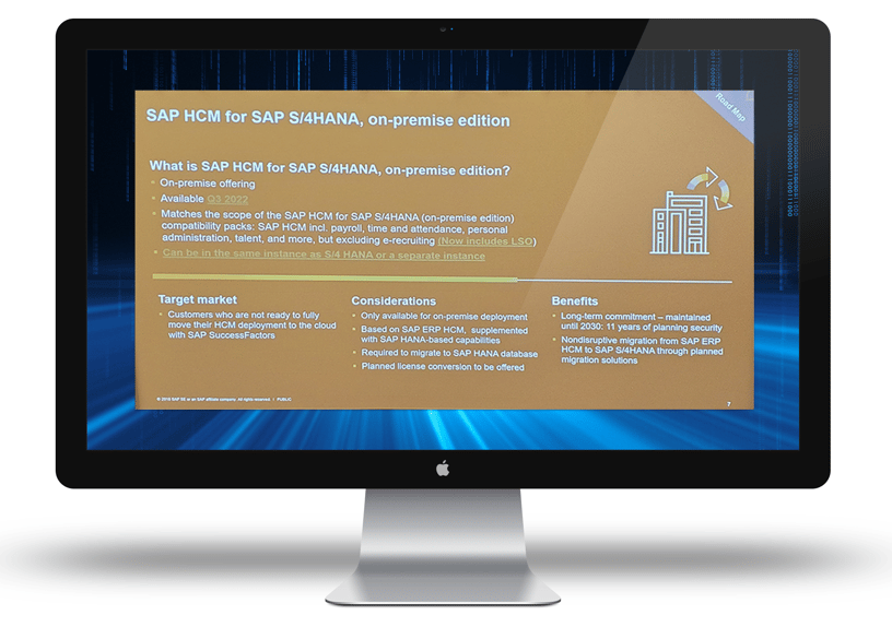 SAP HCM for SAP S/4HANA, on-premise edition
