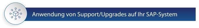 Anwendung von Support-Upgrades auf Ihr SAP-System