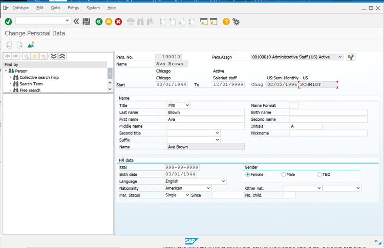Duplicate line reporting in SAP HCM