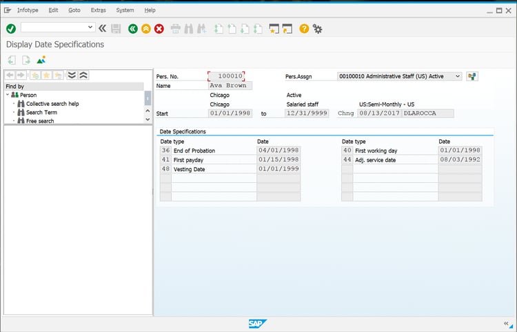Fixing duplicate line reporting in SAP HCM