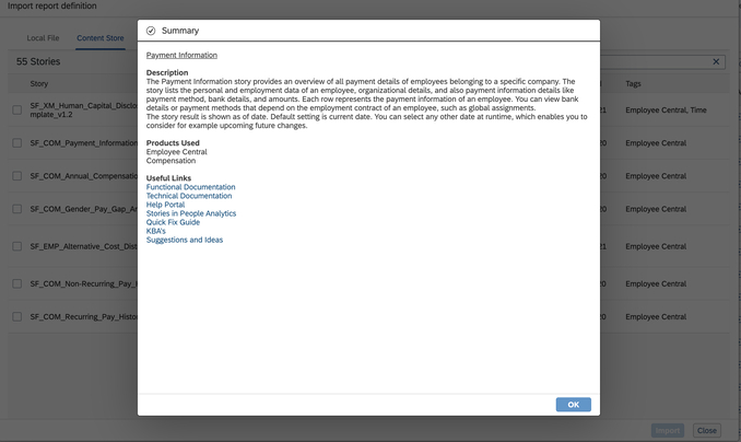 Payment information Page