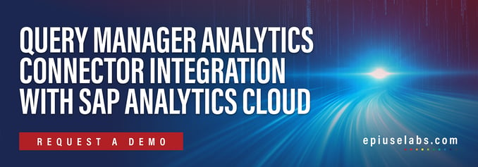 CTA_ Query Manager Analytics Connector Integration with SAP Analytics Cloud