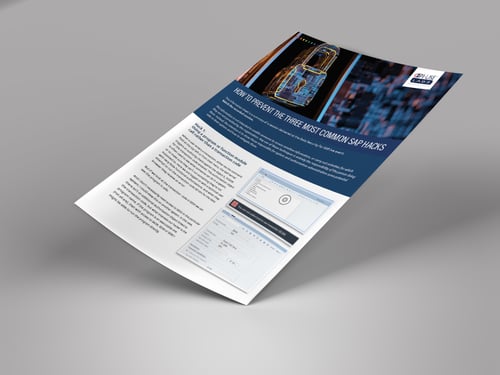 Download: How to prevent the 3 most common SAP hacks