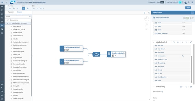 Employee Data View