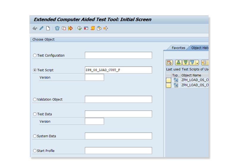 Extented-Computer-aided-test-tool-Initial-screen