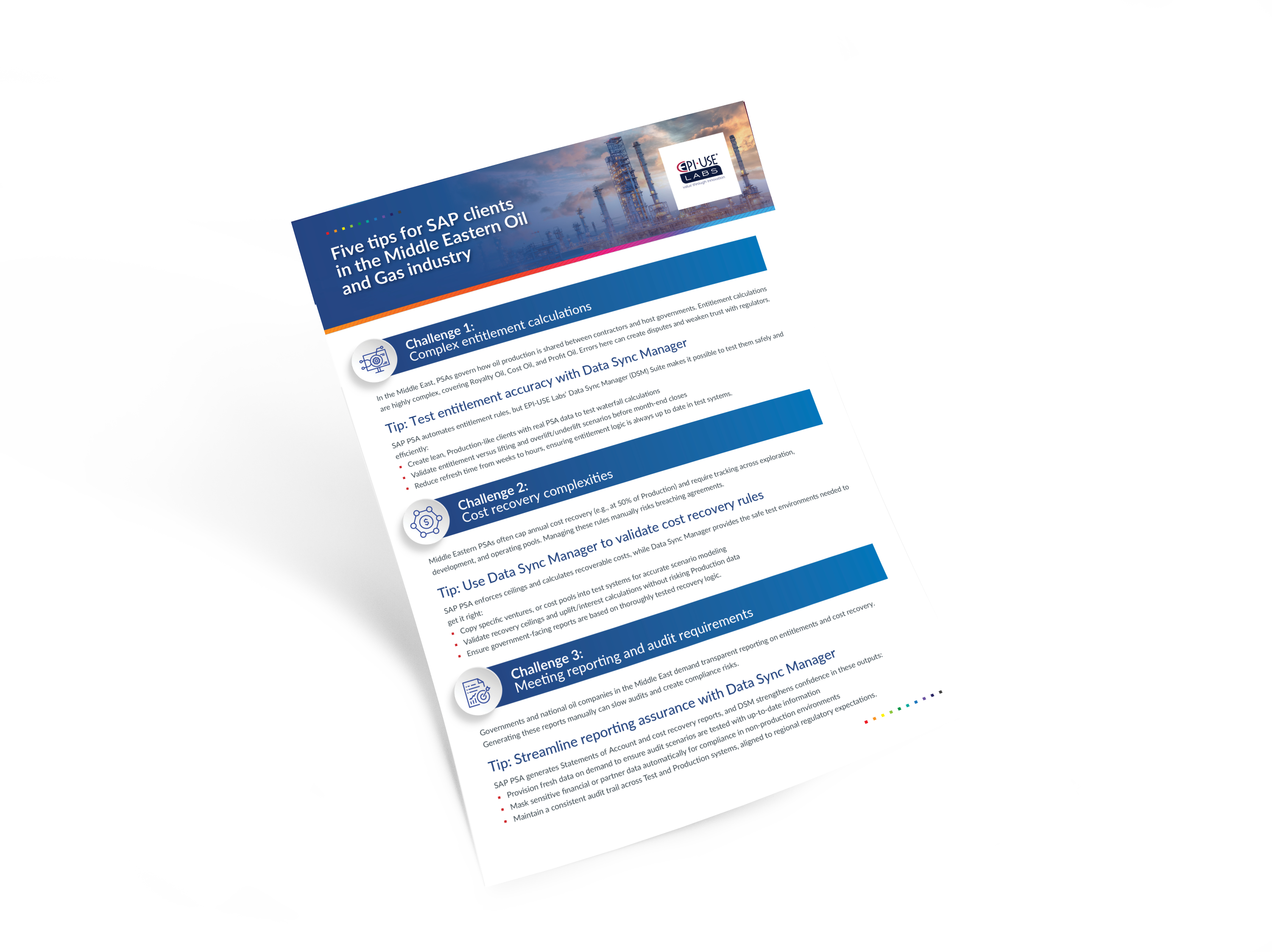 Five Tips page Mock-up