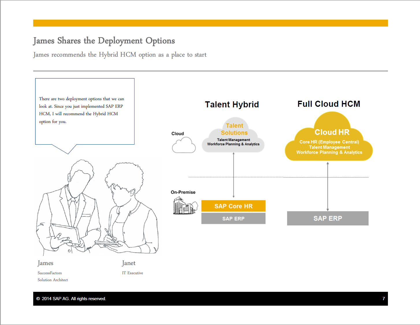 SAP created a new landscape model called the Talent Hybrid