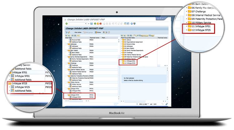 custom infotypes to your Infoset custom infotypes to your Infoset