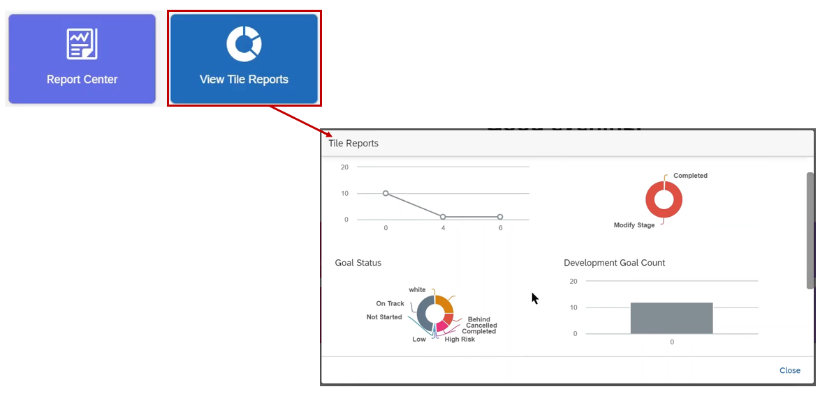 Latest Home Page - View Tile Reports