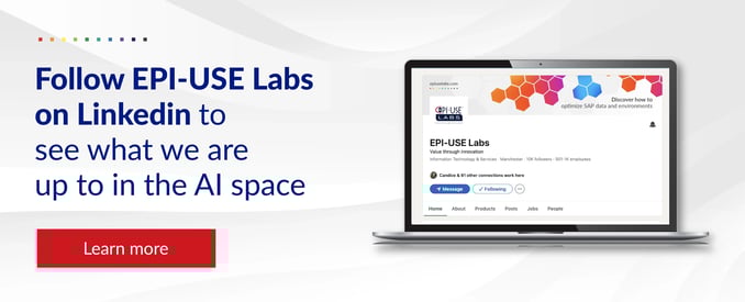 Follow our LinkedIn account to learn more about what we do for SAP and AI