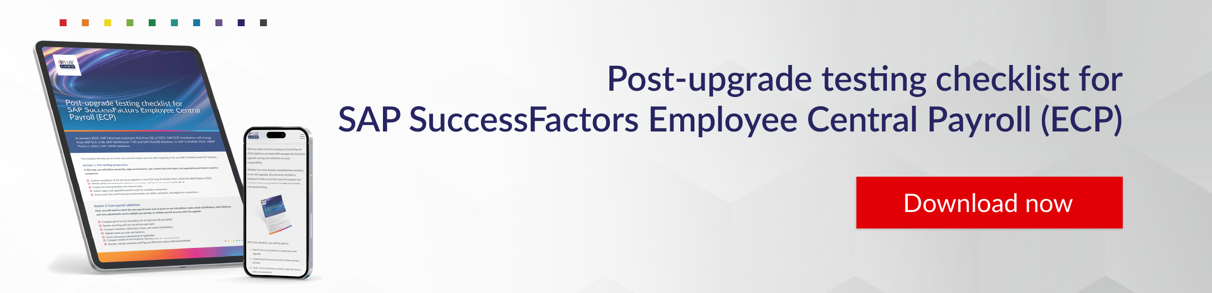 Post-upgrade testing checklist - Social Media Checklist download Banner V2