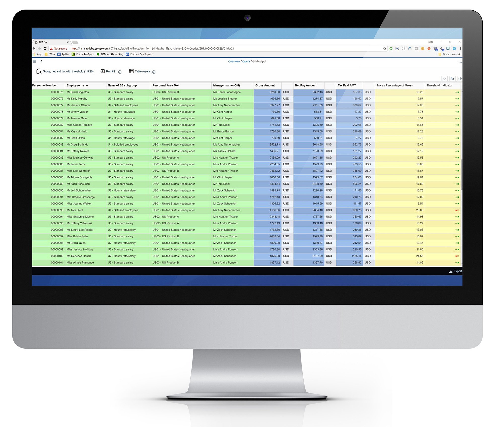 Employee Central Payroll Reporting