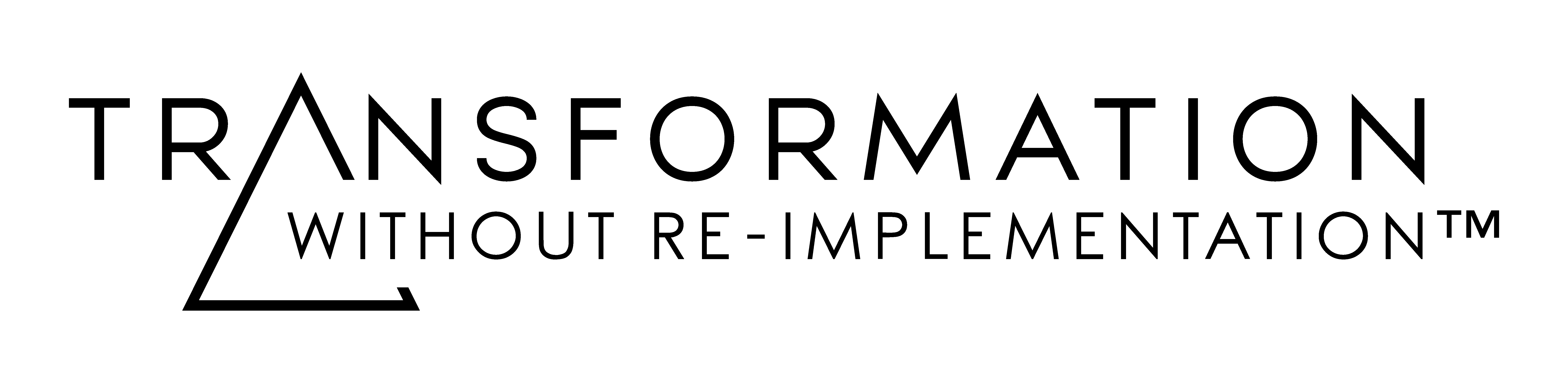 Transformatio with Re-implementatio Logo_Black