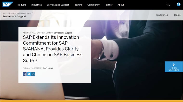 SAP Services and Support