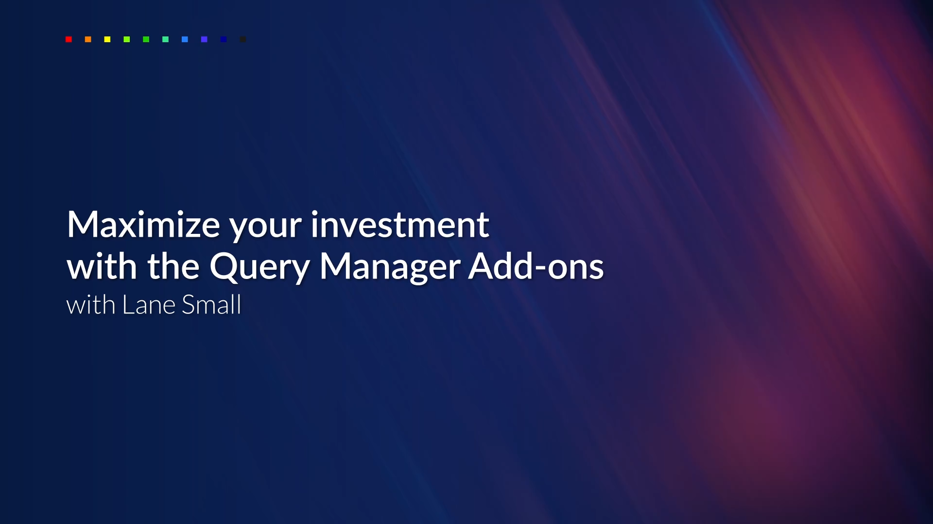 Query Manager SuccessFactors Integration Add-On