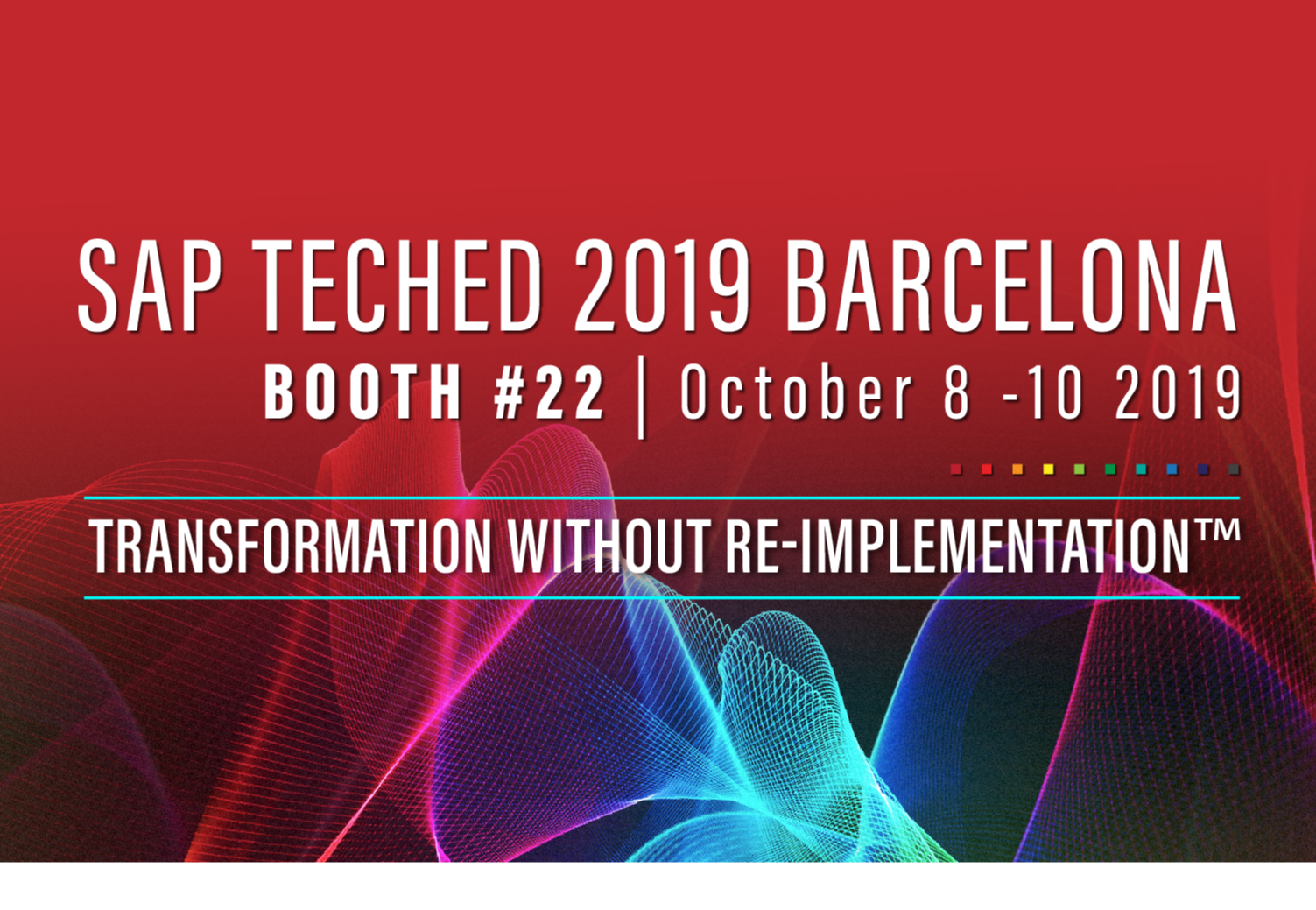 SAP TechEd, 810 October, Barcelona